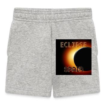 ÉCLIPSE D’ESPAGNE AOÛT 2026 - Short Bébé - gris chiné - Devant