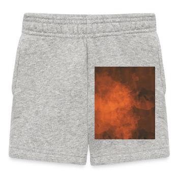 Jeu de couleurs de la nébuleuse de flamme - Short Bébé - gris chiné - Devant