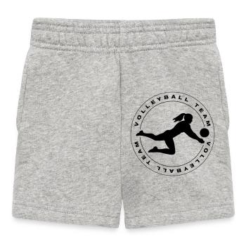 Équipe de volley-ball Mannschaft - Short Bébé - gris chiné - Devant