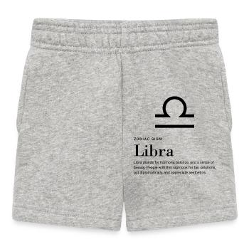 Libra - Zodiac sign - Baby Shorts - Grau meliert - Vorne