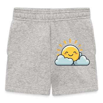 Sunshine - Baby Shorts - heather grey - Front