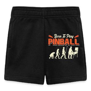Born To Play Pinball Evolution - Baby Shorts - Schwarz - Vorne