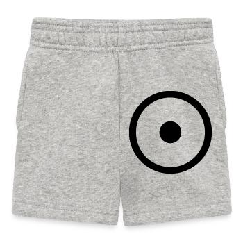 Tout est Un - Short Bébé - gris chiné - Devant