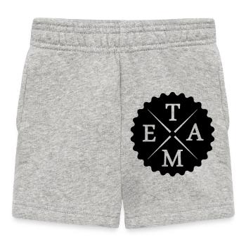 Team - Baby Shorts - heather grey - Front