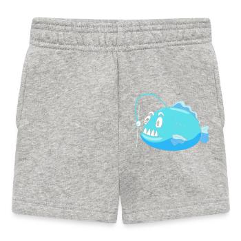 Frogfish - Baby Shorts - heather grey - Front