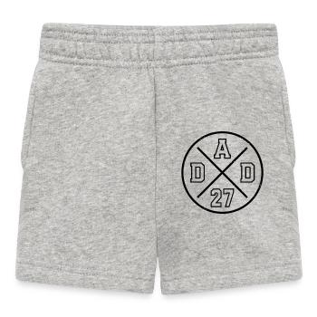 Dad 27 Baby Dad Father's Day Gift Dad 2027 - Baby Shorts - heather grey - Front