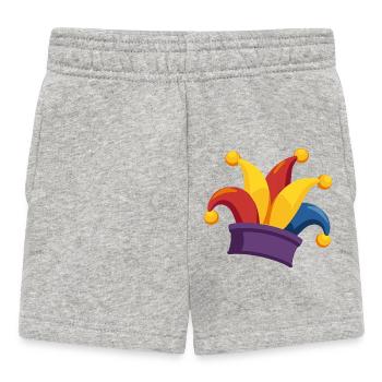 Classique bonnet de fou pour le carnaval et le carnaval - Short Bébé - gris chiné - Devant