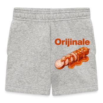 ORIJINALE CURRYWURST! - Baby Shorts - Grau meliert - Vorne