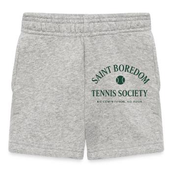 Saint Boredom - Tennis Society - Baby Shorts - Grau meliert - Vorne