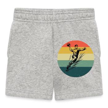 Handball Stil für jeden Anlass für Männer - Baby Shorts - Grau meliert - Vorne