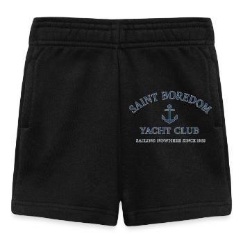 Club nautique Saint Boredom - Short Bébé - noir - Devant
