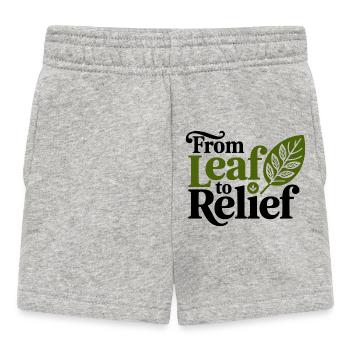 Elite Clinical Botanical Relief Authority  - Baby Shorts - heather grey - Front