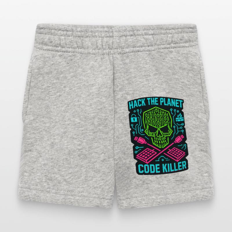 Hack the Planet Code Killer - Cyber Security Baby Shorts
