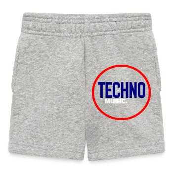 Techno Pulse Circle Logo - Baby Shorts - Grau meliert - Vorne