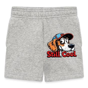 Still Cool Dog - Baby Shorts - Grau meliert - Vorne