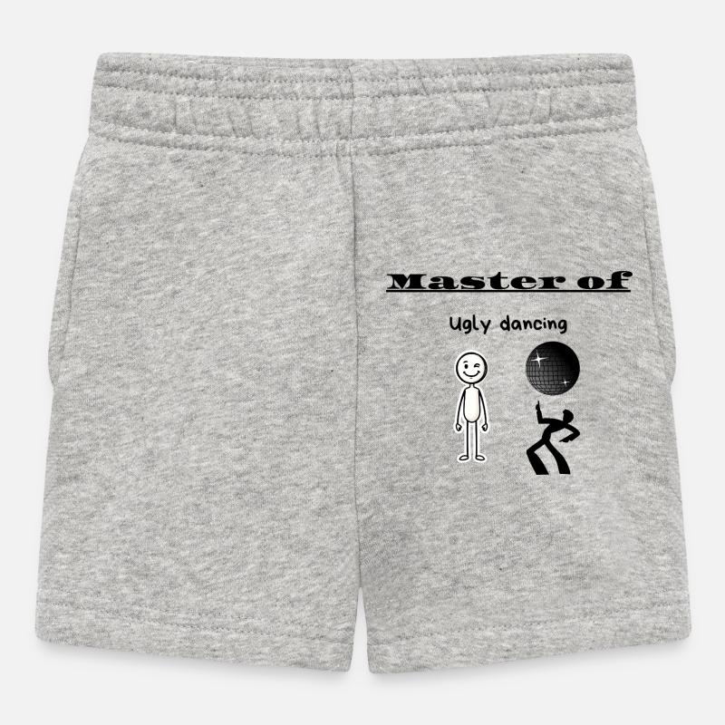 Maître de la danse moche - Short Bébé - gris chiné