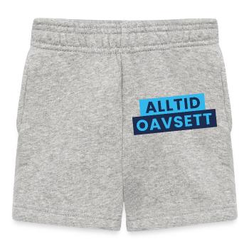 Immer unabhängig – stilvolle Aussage - Baby Shorts - Grau meliert - Vorne