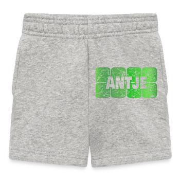 Antje - Baby Shorts - Grau meliert - Vorne