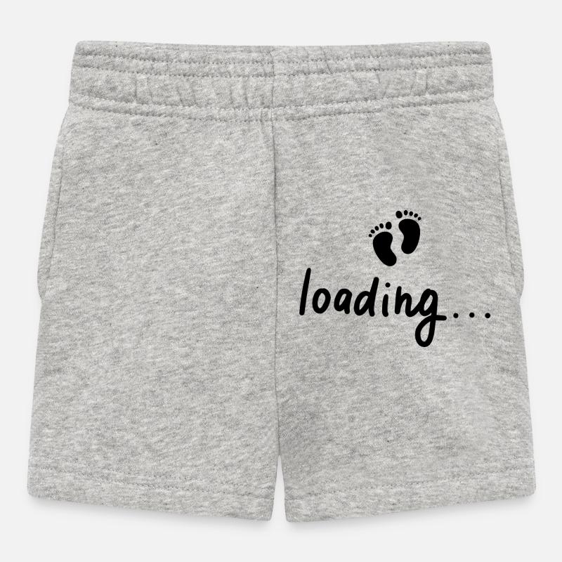Loading - Baby Shorts - Grau meliert
