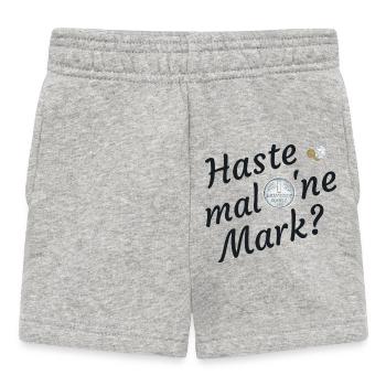 Haste Mal Eine Mark Nostalgie - Baby Shorts - Grau meliert - Vorne