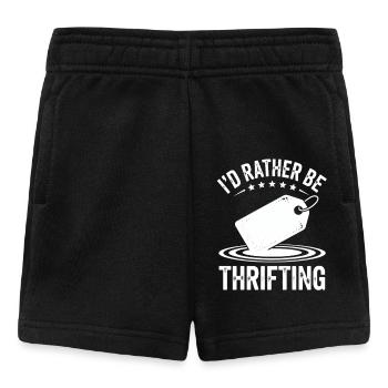 Secondhand-Enthusiasten-Motto Tee - Baby Shorts - Schwarz - Vorne