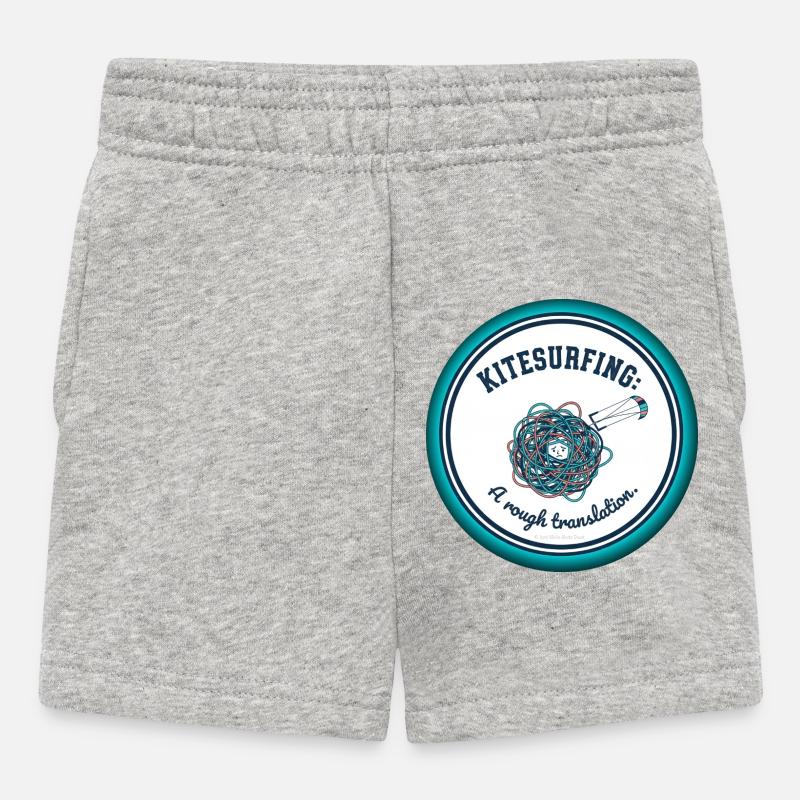 1_6 - Baby Shorts - Grau meliert