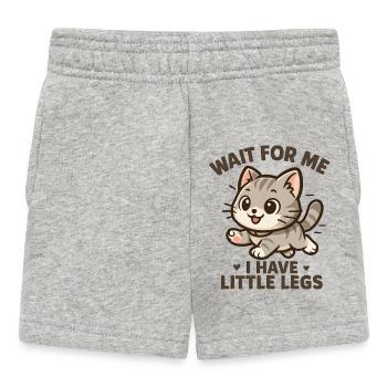 Cat Saying Humor Meme Funny Funny Gift Idea - Baby Shorts - heather grey - Front