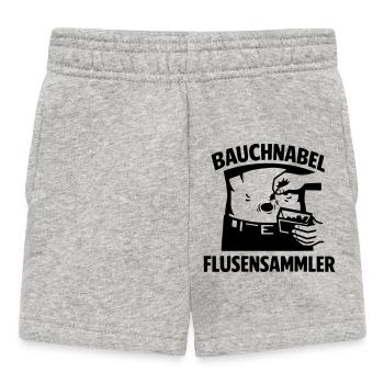 Nombril collecteur de poils - Short Bébé - gris chiné - Devant