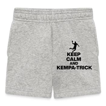 RESTE CALME ET ASTUCE KEMPA ! BALLE ALLEMANDE - Short Bébé - gris chiné - Devant
