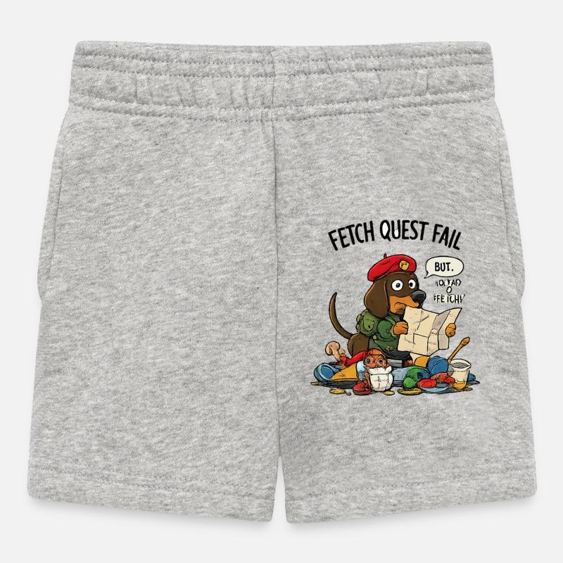 Échec de quête de collecte Petit - Short Bébé - gris chiné