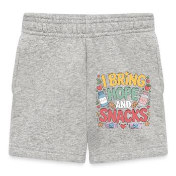 Oncology Nurse I Bring Hope And Hospital Nurse - Baby Shorts - Grau meliert - Vorne