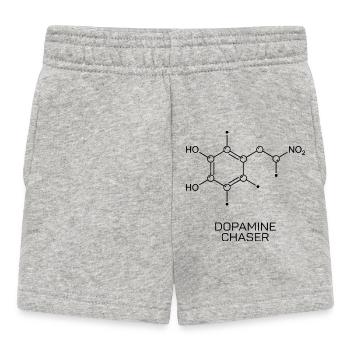 Dopamine Chaser Molecule - Baby Shorts - heather grey - Front