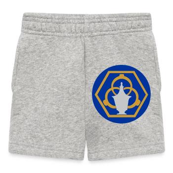 51171_Gold and silversmith, guild sign - Baby Shorts - heather grey - Front