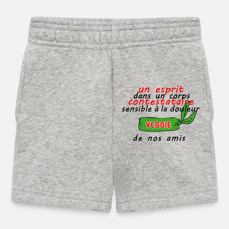 Des_esprits_contestataires_dans_des_corps_sensible - Short Bébé - gris chiné