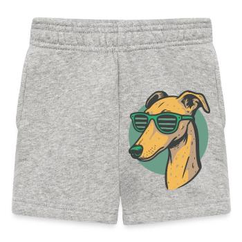 Windhund, Galgo - Baby Shorts - Grau meliert - Vorne