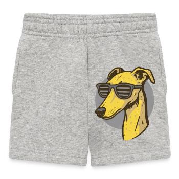 Windhund, Galgo - Baby Shorts - Grau meliert - Vorne