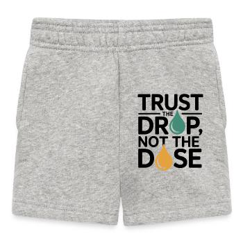 Homeopathy Trust The Drop Not Dose Professional - Short Bébé - gris chiné - Devant
