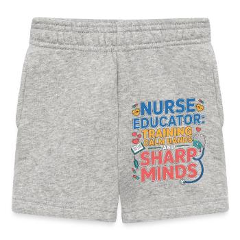 Formation d’éducateurs infirmiers Calm Nurse Practitioner - Short Bébé - gris chiné - Devant