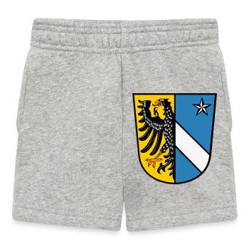 Wacker-Rothenburg ob der Tauber Coat of Arms - Baby Shorts - heather grey - Front