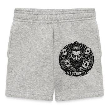 Viking Wizard - Baby Shorts - heather grey - Front
