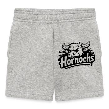 Hornochs - Baby Shorts - Grau meliert - Vorne
