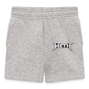"Meth" - Metal Parody Design - Baby Shorts - heather grey - Front