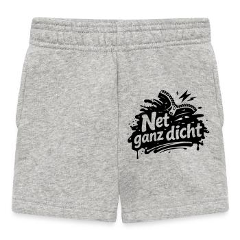 Net very tight - Baby Shorts - heather grey - Front