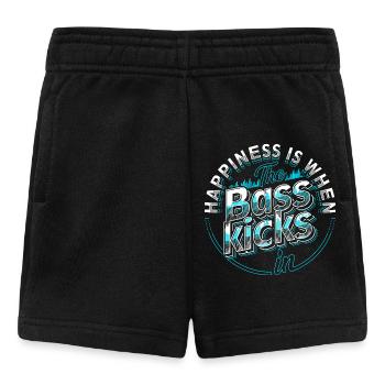 Musique - Bass Kicks - Short Bébé - noir - Devant