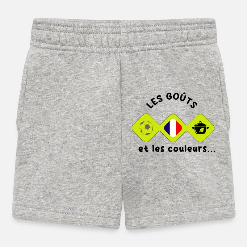Les_gouts_et_les_couleurs... - Short Bébé - gris chiné