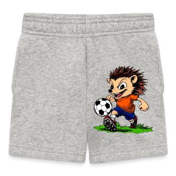 Footballeur hérisson - Short Bébé - gris chiné - Devant