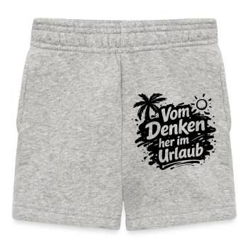 Penser en vacances - Short Bébé - gris chiné - Devant