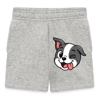 Boston - Cheeky - Baby Shorts - heather grey - Front