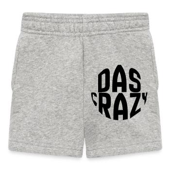 That's crazy! - Baby Shorts - heather grey - Front