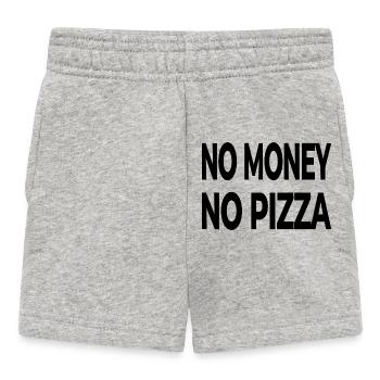 Pizza - Short Bébé - gris chiné - Devant